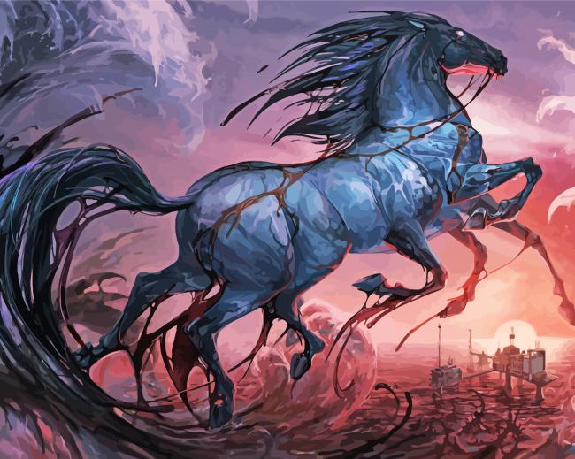 Fantasy Sleipnir Horse – Diamond Paintings